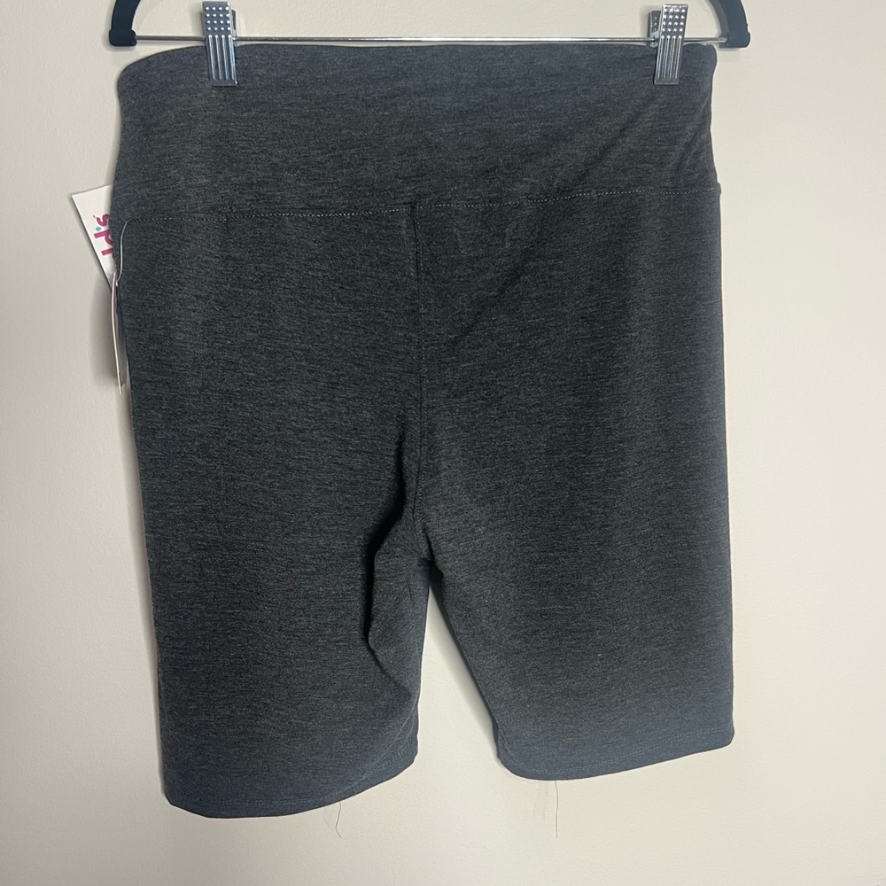 *Gray Biker Shorts - Picture 2 of 2